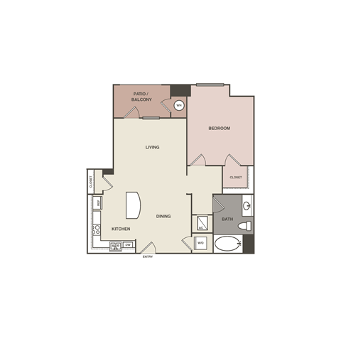 bedroom floor plan